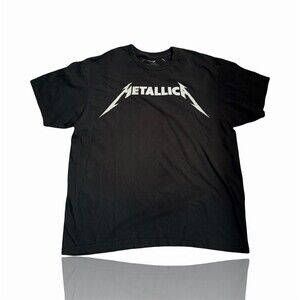 Metallica T-Shirt Mens XL Black Graphic Logo Rock Metal Band Tee Crew Neck